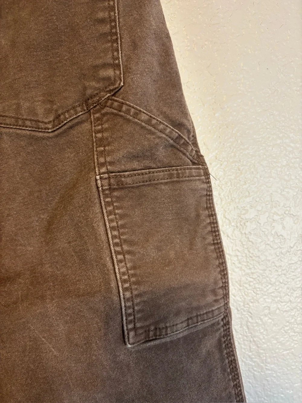 RSQ Loose Brown Pants Utility Carpenter Worker Relaxed 30x30